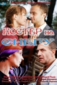 Постер Костер на снегу